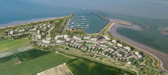 Waterzande, project woningen en appartementen