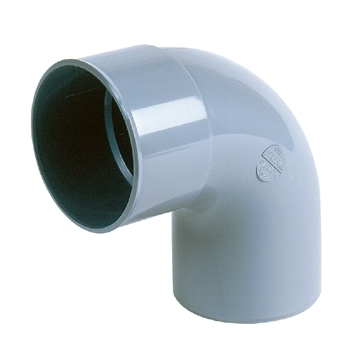 Wavin BENOR grijs bocht 75mm 88gr1XM