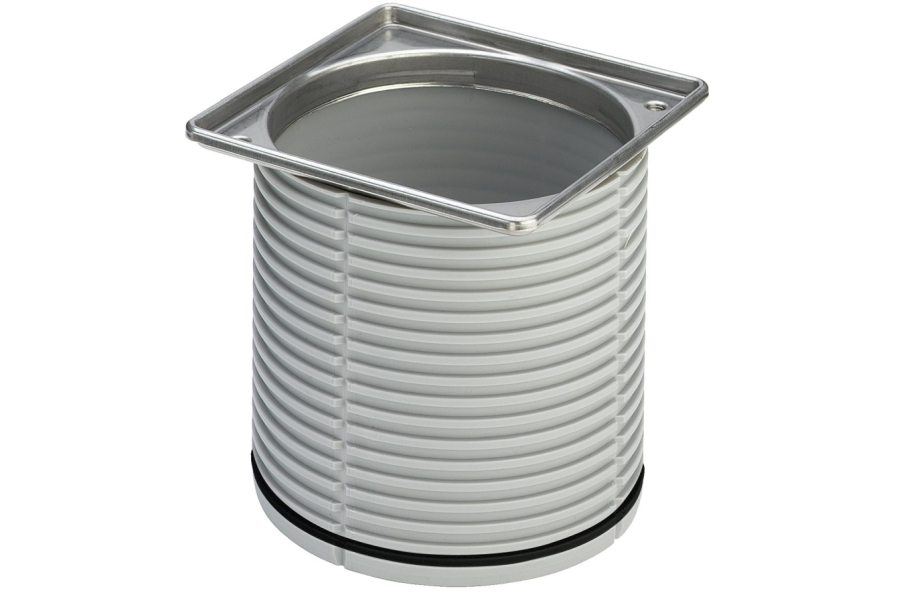 Viega opzetstuk voor 10x10 met inox rand