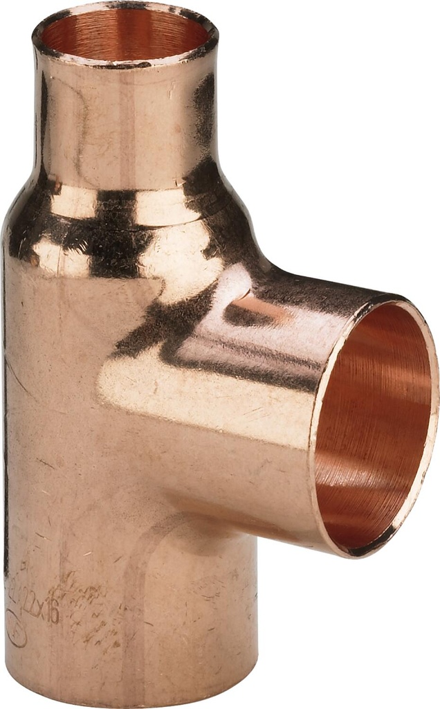 Viega koper rood soldeer T-stuk 15mm