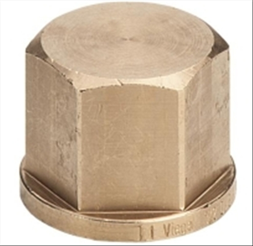 Viega koper geel stop zeskant 1/2F