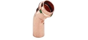 Viega Profipress bocht 45gr 15mm MF