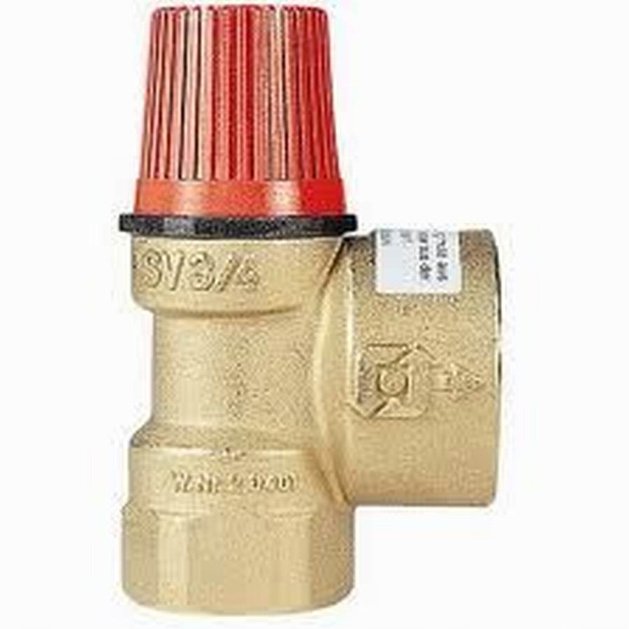 Watts veiligheidsventiel cv 1/2