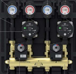 Sanutal Thermax K31/K32 incl.motor+2x Wilo Yonos Para RS15/6