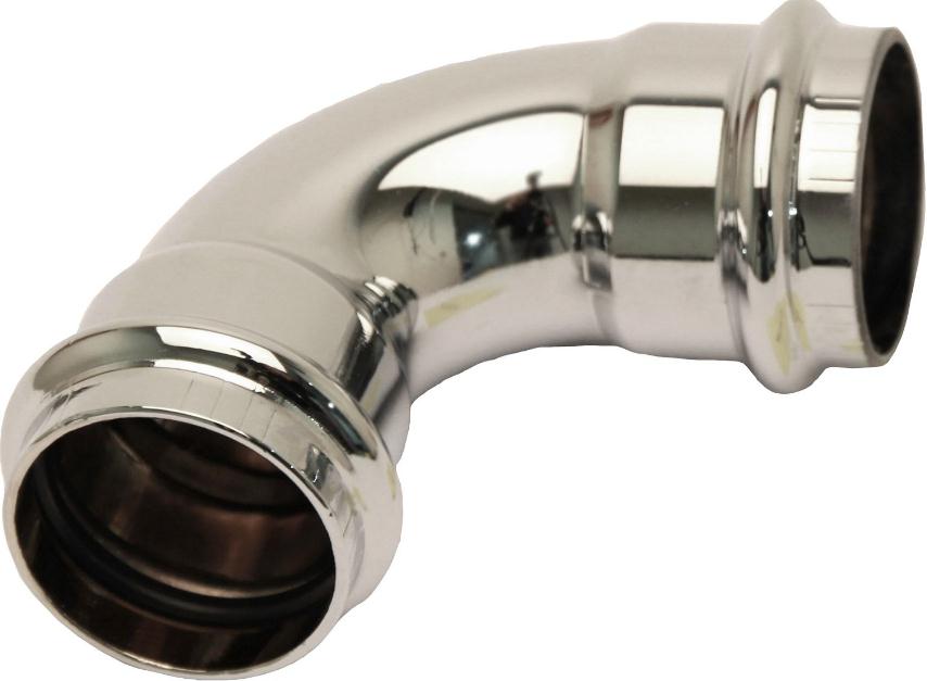 Viega afvoerbocht chroom 32mm 90gr