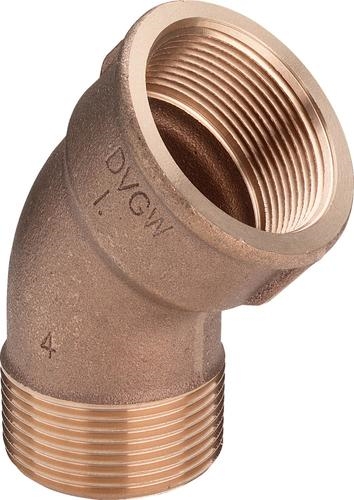 Viega Bocht MF brons 3/4" 45gr