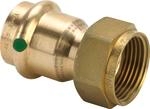 Viega Sanpress koppeling m losse moer diam 22x3/4