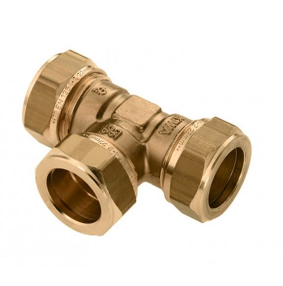 Bonfix Knelfitting water - T stuk 15 mm