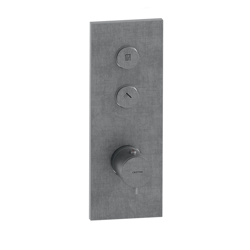 Cristina XT afw.thermost.2uitg. geb.metallic