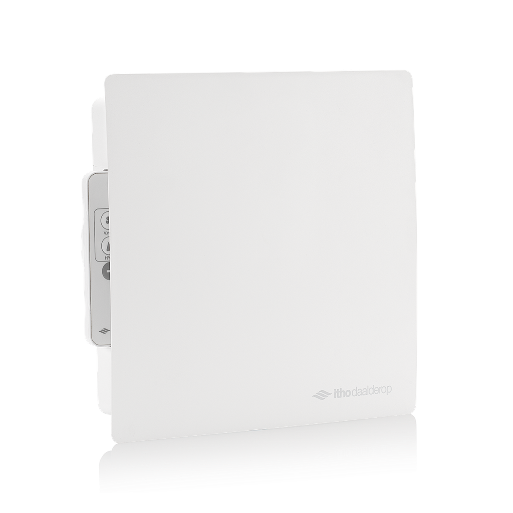 Itho Daalderop S-Pure Eco 2 badkamerventilator met timer/vochtsensor en RF bediening - 230V - 19/31 dBA