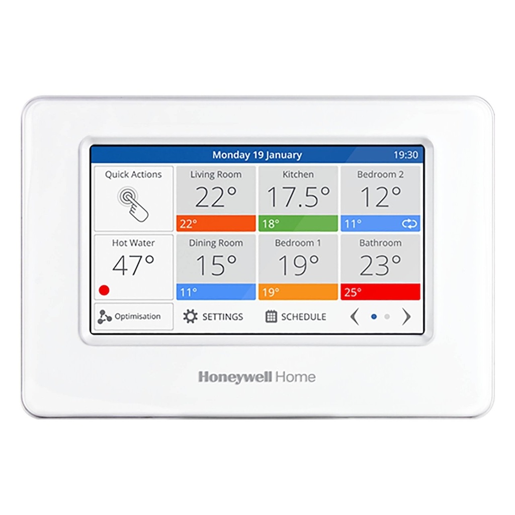 Honeywell EvoHome Wifi bedieningseenheid met touch-kleurenscherm