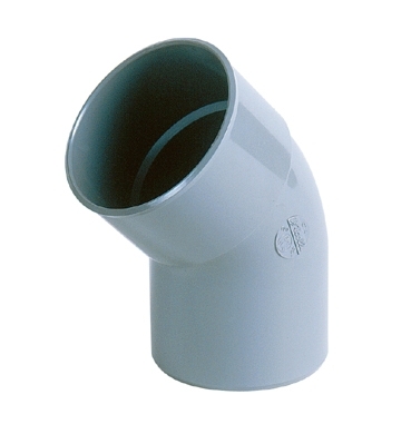 [3101105004] Wavin BENOR grijs bocht 50mm 45gr1XM