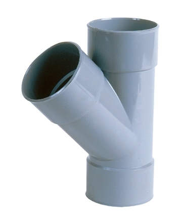 [BJ144] Nicoll BENOR grijs T-stuk 50mm 45gr3XM