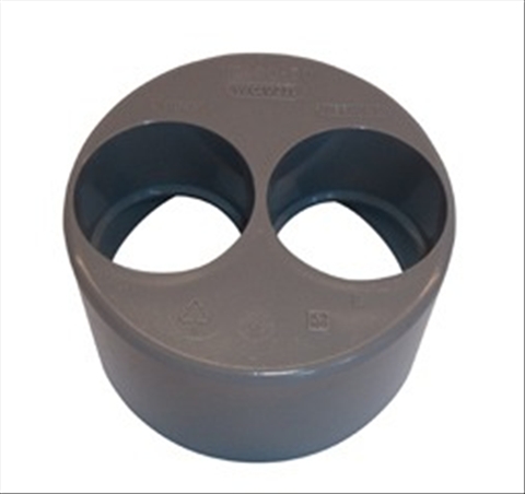 [3104211440] Wavin BENOR grijs verloop 110x40x40mm