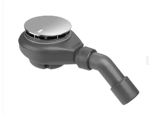 [837037] Viega Tempoplex sifon 80mm chroom 48l/min voor groot gat (575601)