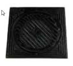 [2031025000] Wavin stora aluminiumdeksel 250