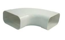 [60279] Nicoll ventilatie 150x80 bocht 90gr vlak