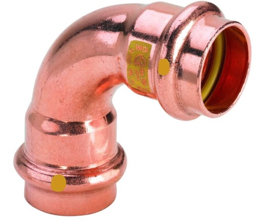 [345488] Viega Profipress G gas bocht 90gr22mm ff