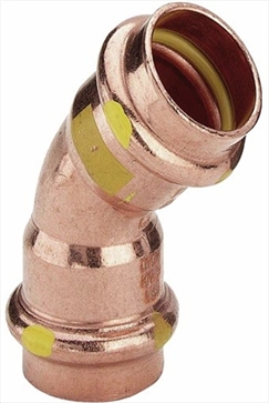 [345624] Viega Profipress G gas bocht 45gr22mm ff