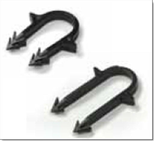 [11FH52003] Vasco u-clips pvc lang (60 mm) per300 stuks