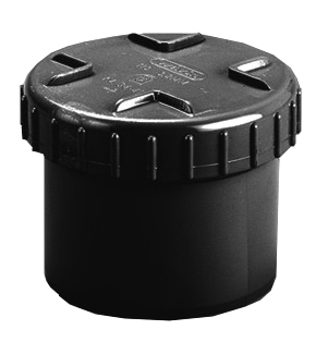 [3415207000] Wafix PP Eindstuk+Schroefdeks ZWART 75                   v28