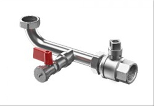 [7613100] Reflex snelkoppeling SU R 1 x 1,afsluit-en leeglaatkraan