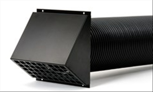 [11VE42310] Vasco geveldoorvoer zwart WTW dia.200-170 mm