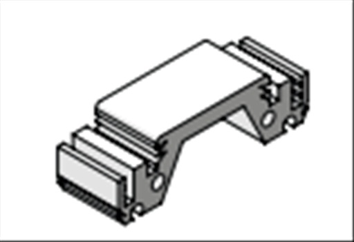 [100055] Carrodrain houder RVS rooster