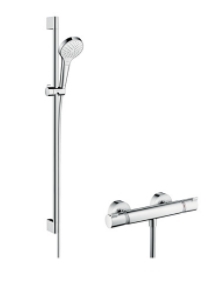 [27014400] Hansgrohe Croma Select S / Ecostat Comfort 0,90cm wit/chroom