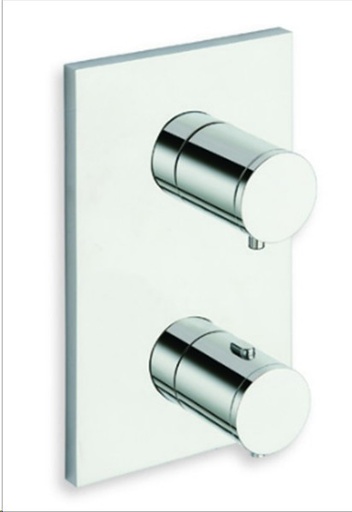 [XT75251] Cristina XT afw.thermostaat 2 uitgangen chroom