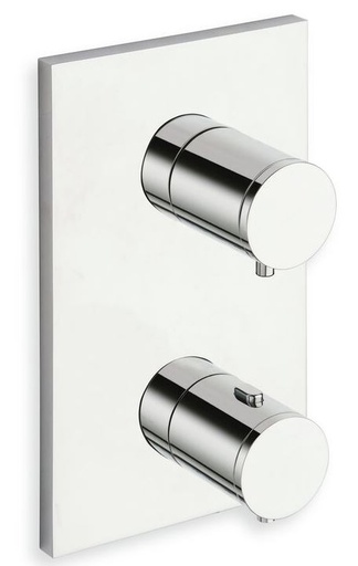 [XT75275] Cristina XT afw.thermost.2uitg. geb.zwart chroom