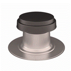 [143103] Ubbink FlatRoofVent niet-doolopendniet-geisoleerd 160mm