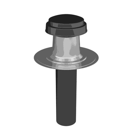 [169931] Ubbink FlatRoofVent doolopend niet-geisoleerd 110mm