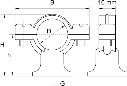 [0828722] Walraven BIS Sierpijpbeugel 22mm M7B