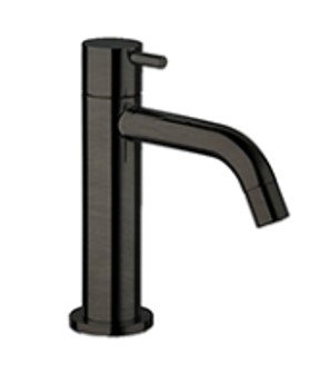 [TV24075] Cristina TricVerde koudwaterkraan geborsteld zwart chroom