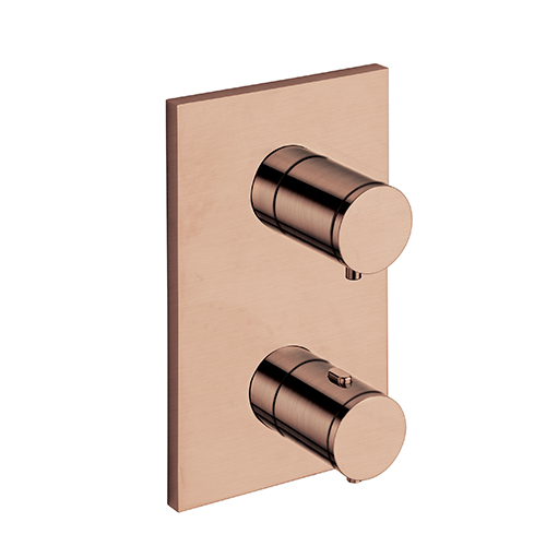 [XT75234P] Cristina XT afw.thermost.2uitg. geb.rosé goud