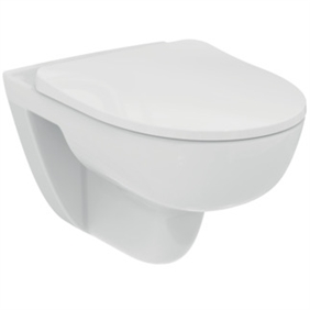 [T467001] Ideal Standard i.life A PACK wand-WC universele D-shape RimLS+® met zitting & deksel wrapover softclose Glossy white
