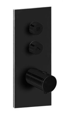 [XT61213] Cristina XT afw.thermost.2uitg. mat zwart