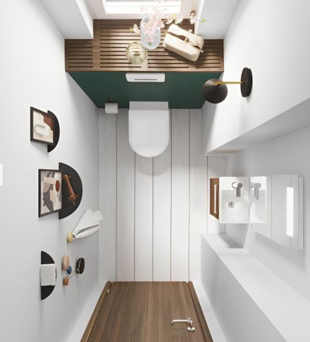 Badkamer trendbox amsterdam hangtoilet en handwasbakje Villeroy & Boch