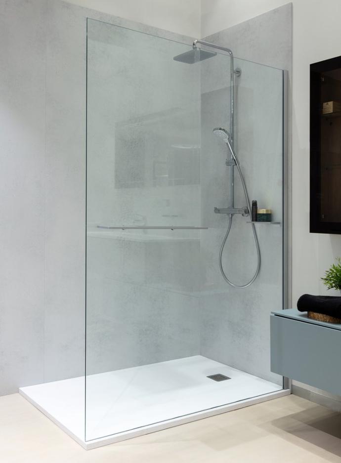 wandbekleding douche panelen Artissan Badkamer trendbox amsterdam wandafwerking douche met panelen Artissan