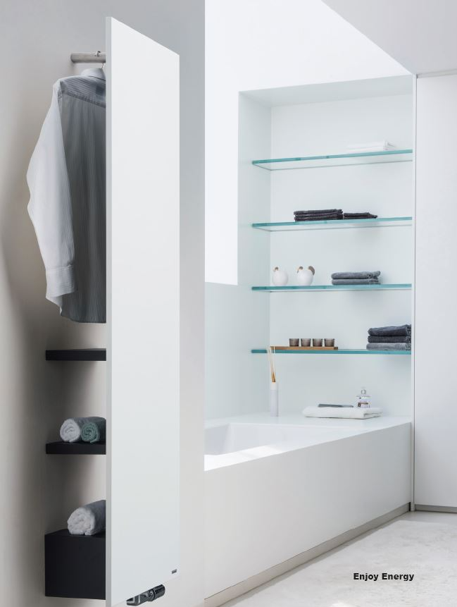trend badkamer white satin design radiator voor badkamervasco niva