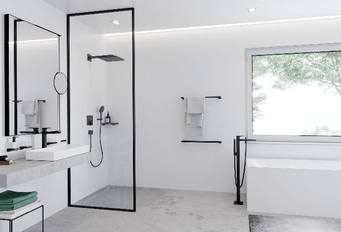 trend Kopenhagen kranen in mat zwart douche ligbad en meubel hansgrohe