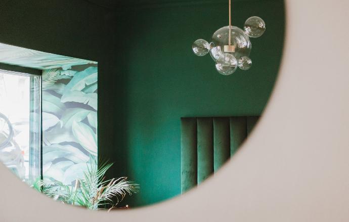 badkamer renovatie, trend green velvet, sfeer inspiratie interieur groen