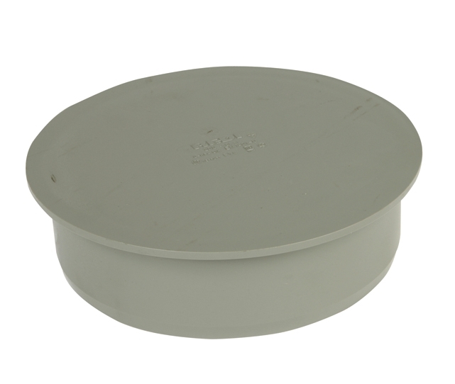 Nicoll BENOR grijs afsluitkap M pvc 90mm
