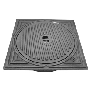 Wavin gietijzeren deksel voor kunststofput D.315 mm