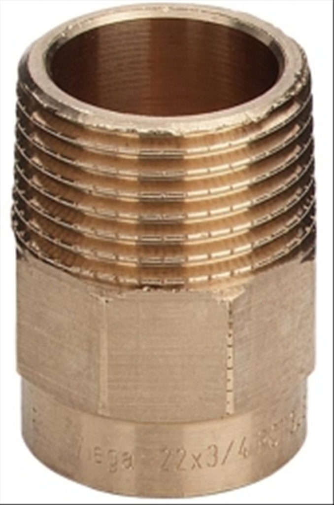 Viega koper geel mof koper/ijzer 3/4Mx15mm