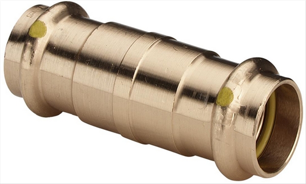 Viega Profipress G gas schuifmof brons 15