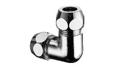 Schell knie 10mm chroom