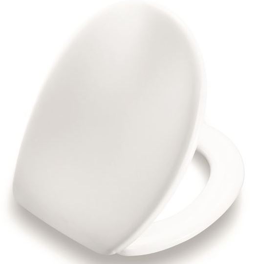 Pressalit Closezitting T 2 m/deksel Wit Univertikaalscharnier, standaard montage, roestvrij