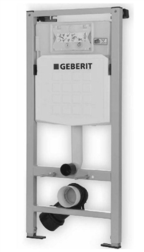 Alsan frame + Geberit reservoir afvoer 90/110 + isolatieplaat